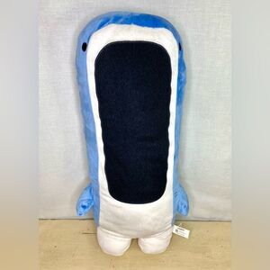 Samezu Plush Jaggy Shark Blue Standing Long Mouth 24” Large Toy